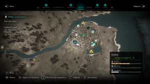 Assassin Creed Valhalla, la colère des druides enfant du danu soluce guide l'araigné, aideen marchande de dublin indice emplacement location cart
