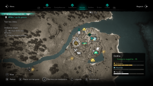 Assassin Creed Valhalla, la colère des druides enfant du danu soluce guide l'araigné, aideen marchande de dublin indice emplacement location cart