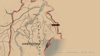 Emplacement carte au trésor déchirée, Red Dead Redemption 2, soluce, map, xbox one, ps4, objets cachés, rockstar games