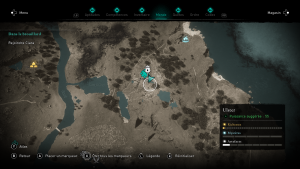 Assassin Creed Valhalla, la colère des druides enfant du danu soluce guide ,Ruaidri des ports, Le Cerf , indice emplacement location cart
