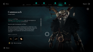 Assassin Creed Valhalla, la colère des druides enfant du danu soluce guide Gummascach, le Frêne indice emplacement location cart