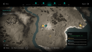 Assassin Creed Valhalla, la colère des druides enfant du danu soluce guide Conlae des flammes, Le Flambeau indice emplacement location cart