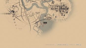 Emplacement épée de pirate brisée, Red Dead Redemption 2, soluce, map, xbox one, ps4, objets cachés, rockstar games