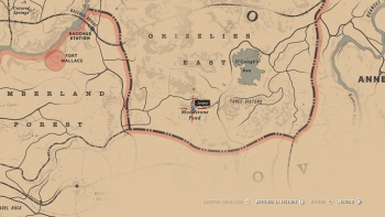 Emplacement Hachette à équarrir, Red Dead Redemption 2, soluce, map, xbox one, ps4, objets cachés, rockstar games