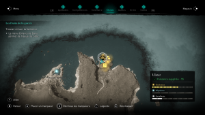 Assassin Creed Valhalla, la colère des druides enfant du danu soluce guide ,becc mac nath i de ocean la semence , indice emplacement location cart