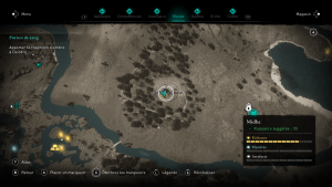 Assassin Creed Valhalla, la colère des druides enfant du danu soluce guide , Leasleach la folle des marais, Le Murmure, indice emplacement location cart