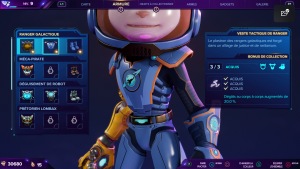 ratchet et clank soluce toutes les armures, guide, astuce, emplacement veste tactique de ranger, armure  ranger galactique,ps5