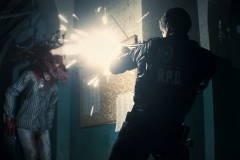 resident evil 2 screenshot gameplay image video e3 2018 leon kennedy new remake claire redfield racoon city zombie gore survival horror retro