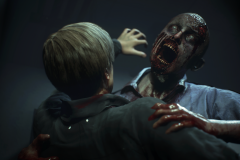 resident evil 2 screenshot gameplay image video e3 2018 leon kennedy new remake claire redfield racoon city zombie gore survival horror retro