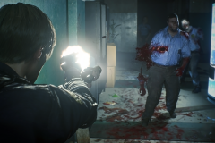 resident evil 2 screenshot gameplay image video e3 2018 leon kennedy new remake claire redfield racoon city zombie gore survival horror retro