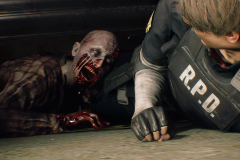 resident evil 2 screenshot gameplay image video e3 2018 leon kennedy new remake claire redfield racoon city zombie gore survival horror retro