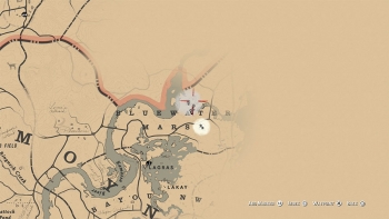 Emplacement sanglier légendaire, red dead redemption 2, rockstar games, carte, animaux légendaire, soluce