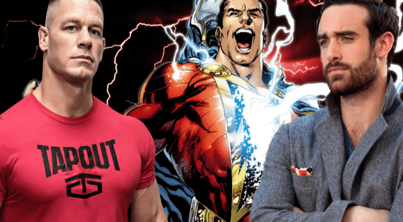 Shazam,John Cena, The Rock, Joshua Sasse, DCEU