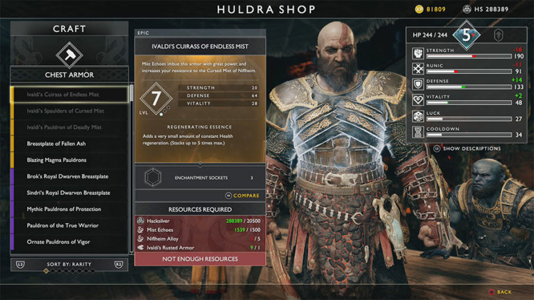 Affaire De Famille God Of War [Soluce] God of War - Les meilleurs set d'armures - GameActuality.com