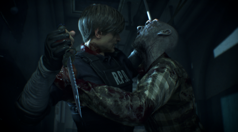 resident evil 2 screenshot gameplay image video e3 2018 leon kennedy new remake claire redfield racoon city zombie gore survival horror retro