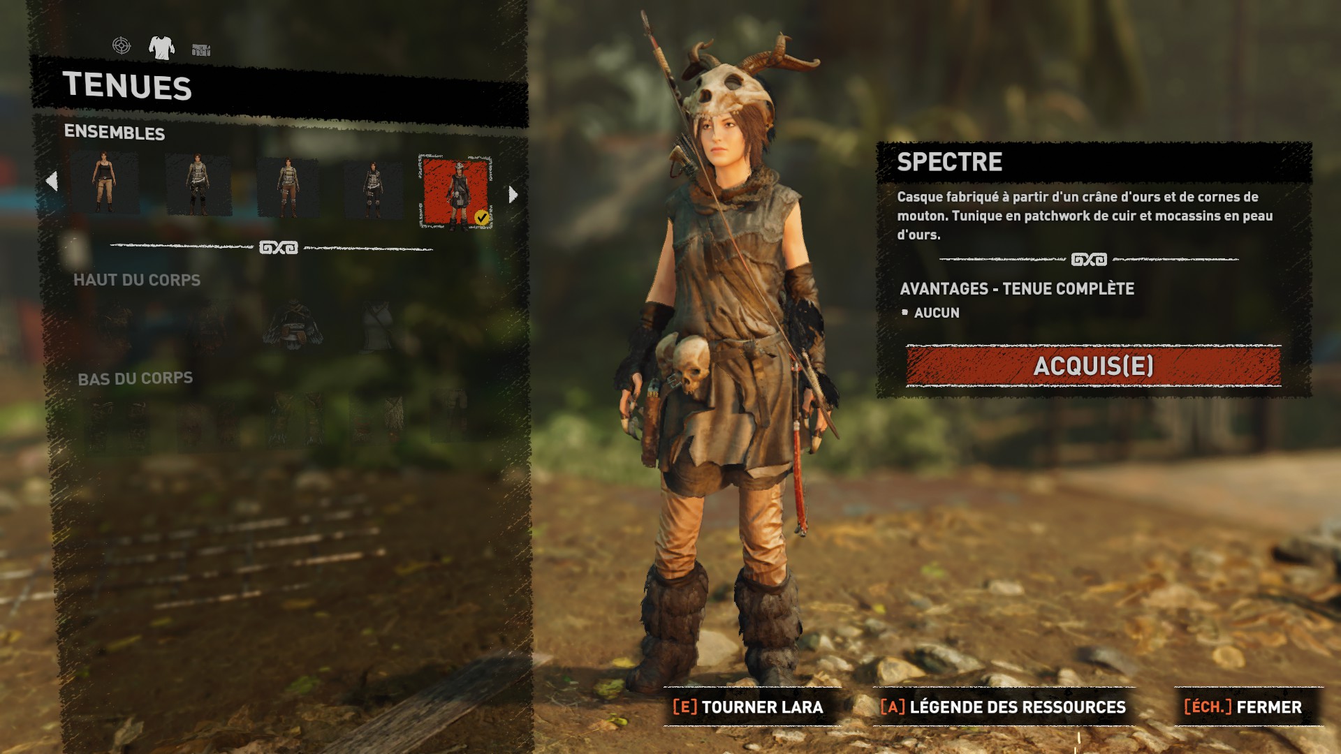 [Soluce] Shadow of the Tomb Raider : Toutes les tenues [FR]
