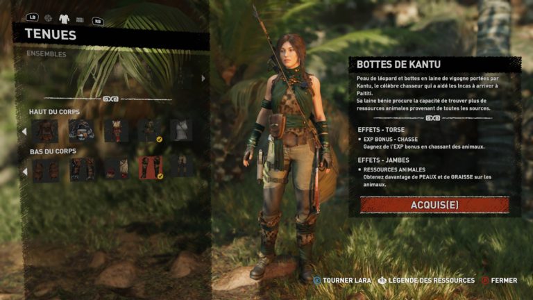 [Soluce] Shadow of the Tomb Raider : Toutes les tenues [FR]