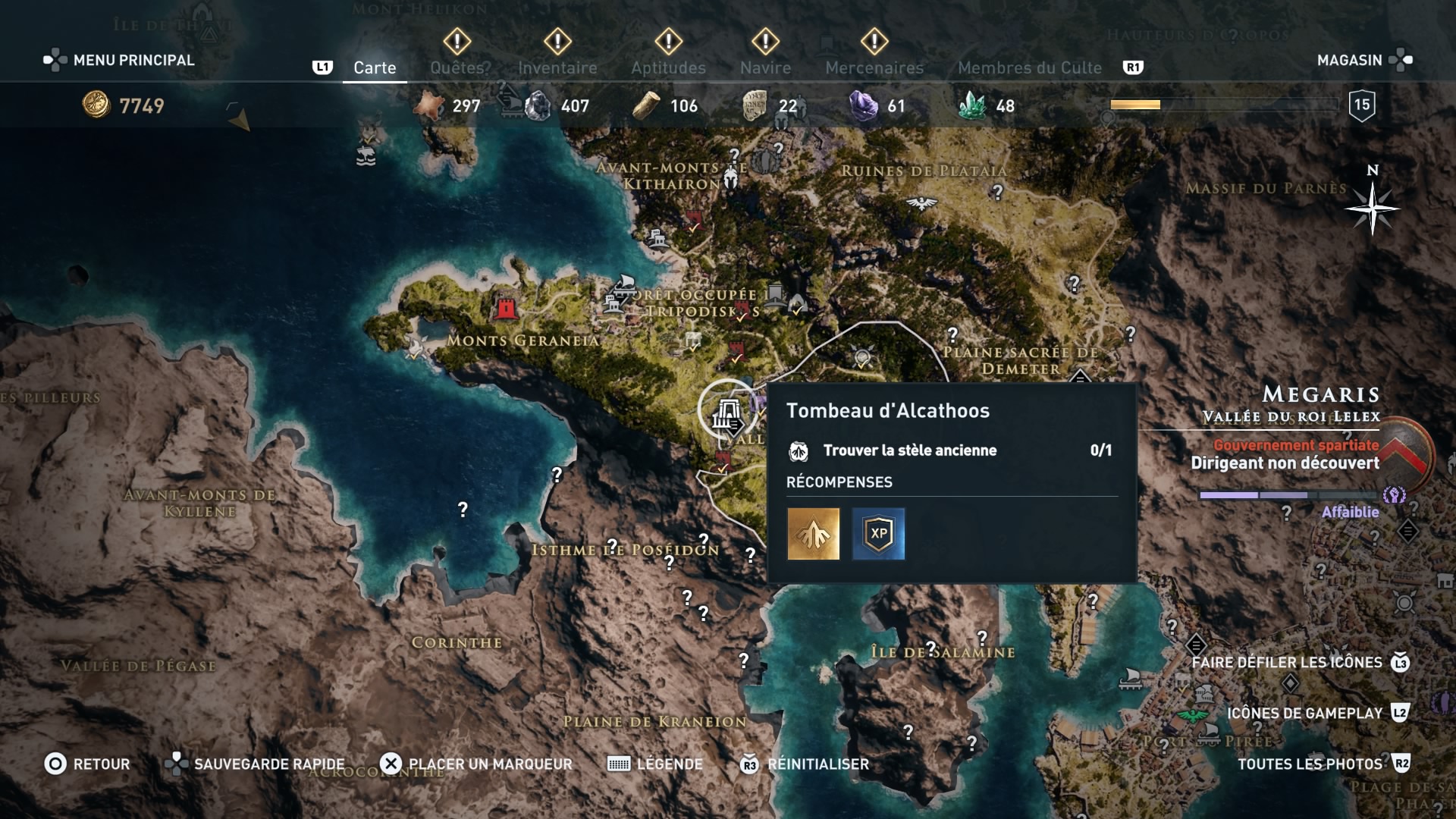 [Soluce] Assassin's Creed Odyssey : Les Tombeaux & Stèles [FR]
