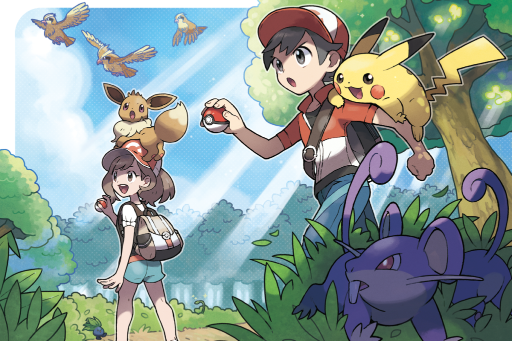 Soluce, emplacement des pokemon de Pokemon let's go evoli/ pikachu, astuce de capture, pokedex