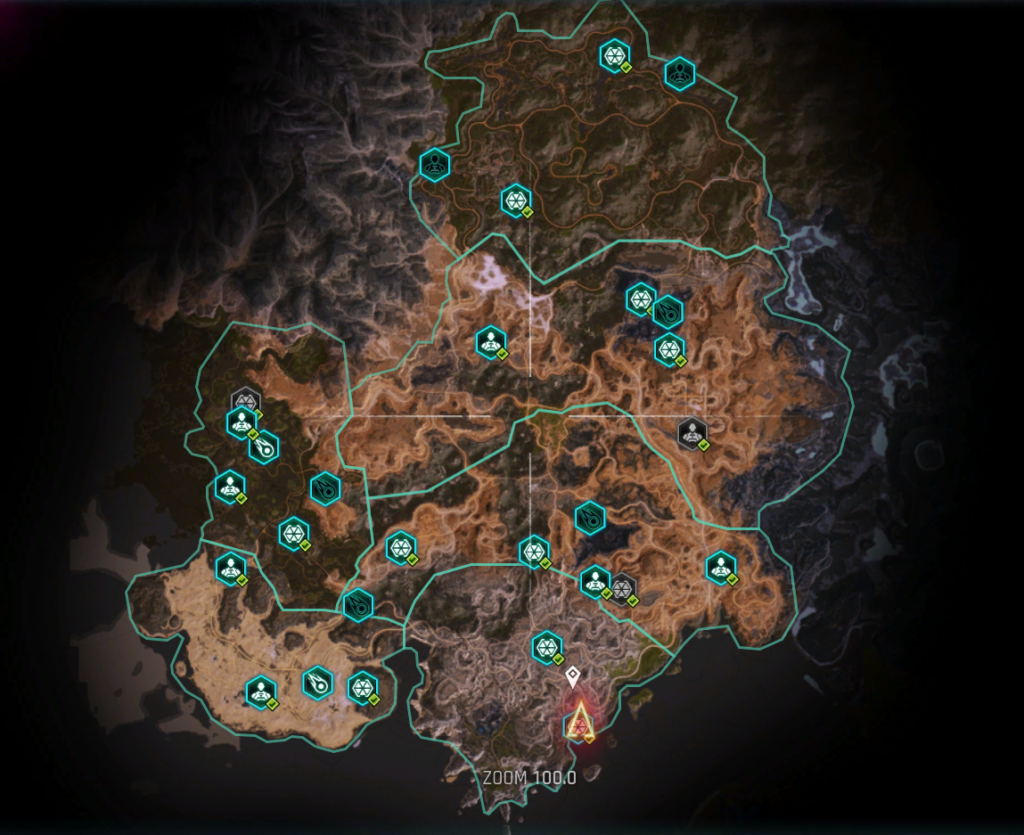 toutes les arches de rage 2 location position localisation