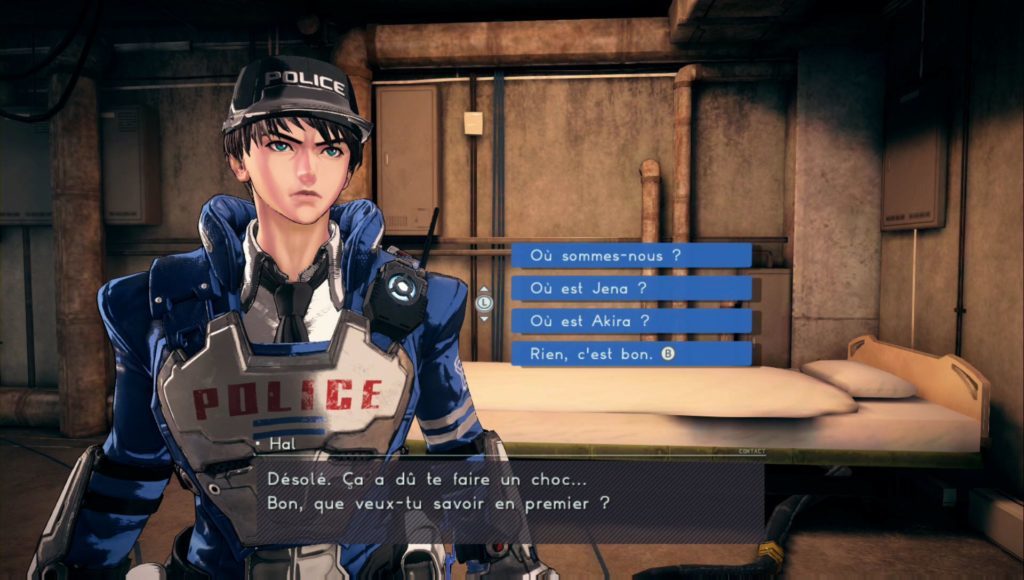 Astral chain Casquette de policier (Police cap), soluce costume et accessoires