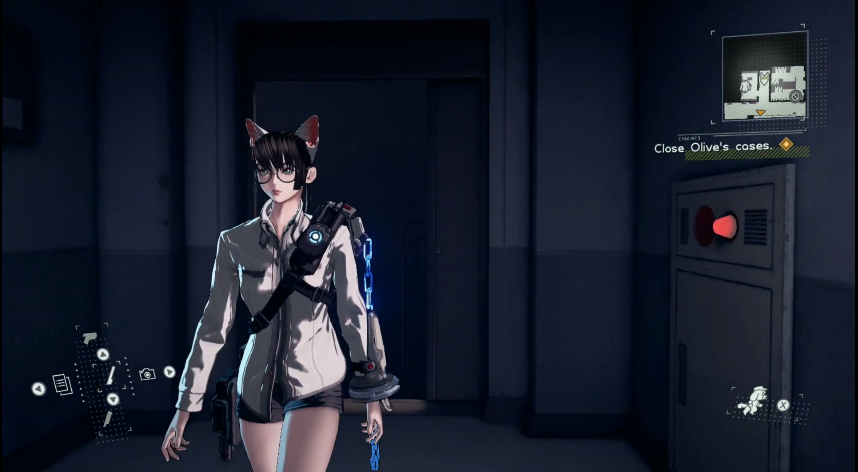 Astral chain, Lunettes rondes A (Round glasses A) soluce costume accessoires 
