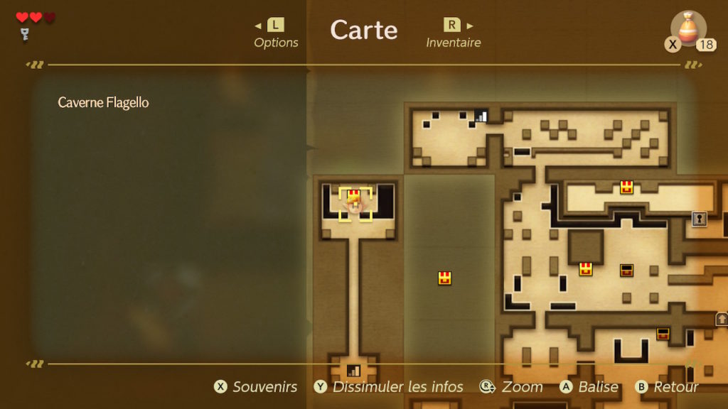 zelda link awakening switch soluce fr cave flagello