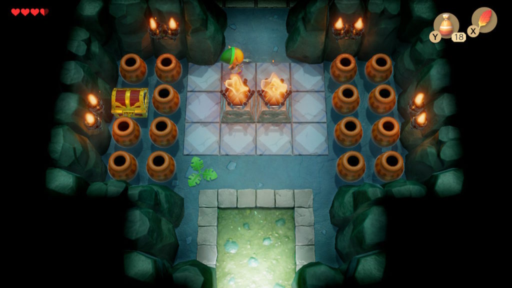 zelda link awakening soluce solution fr grotte du genie fr switch