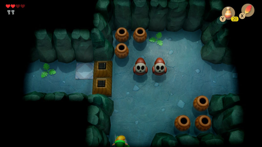 zelda link awakening soluce solution fr grotte du genie fr switch