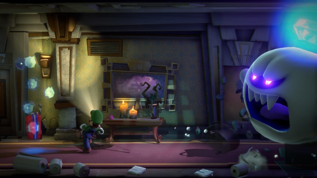 luigi mansion 3 soluce solution etage 1 5 sous sol garage cle