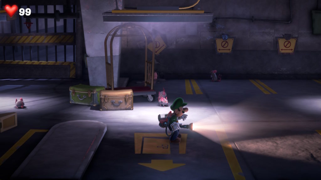 luigi mansion 3 soluce solution etage 1 5 sous sol garage cle