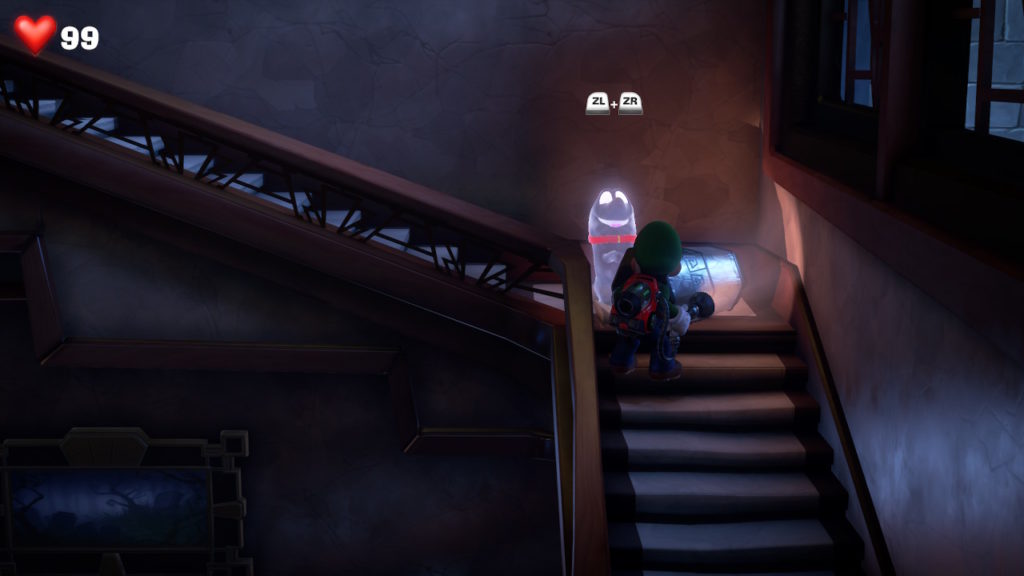 luigi mansion 3 soluce solution etage 1 5 sous sol garage cle