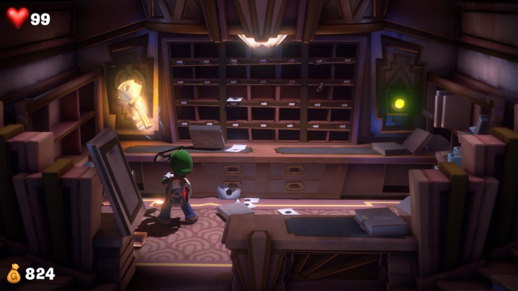 luigi mansion 3 soluce solution etage 1 5 sous sol garage cle