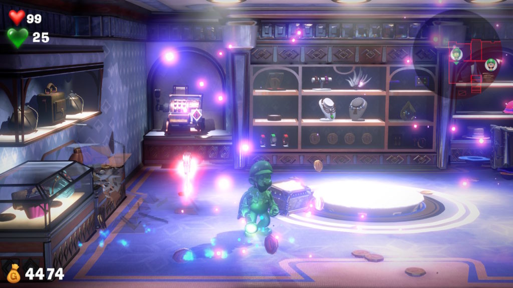 luigi's mansion 3 boutique 3 etage cle virgile vigil boss soluce solution fr