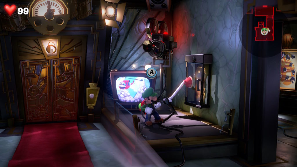 luigi mansion 3 studio cinema enigme 8 etage tele soluce solution guide