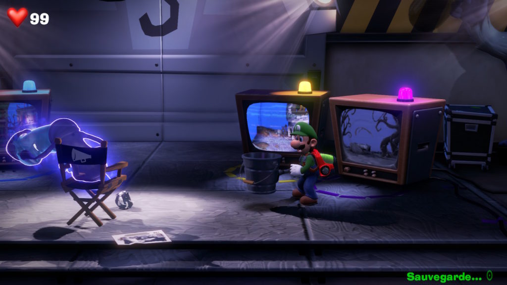 luigi mansion 3 studio cinema enigme 8 etage tele soluce solution guide