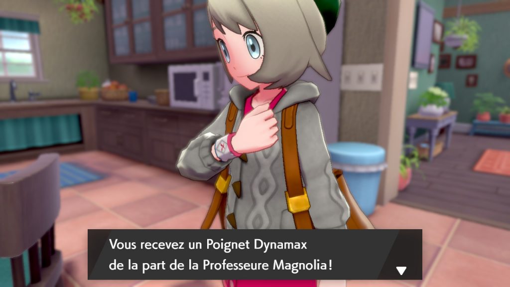 solution cheminement la maison de la professeure carte map pokemon épée bouclier, bracelet dynamax