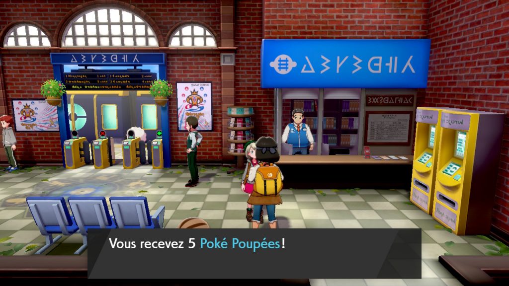 solution pokémon épée et bouclier sentier de la gare poké poupée