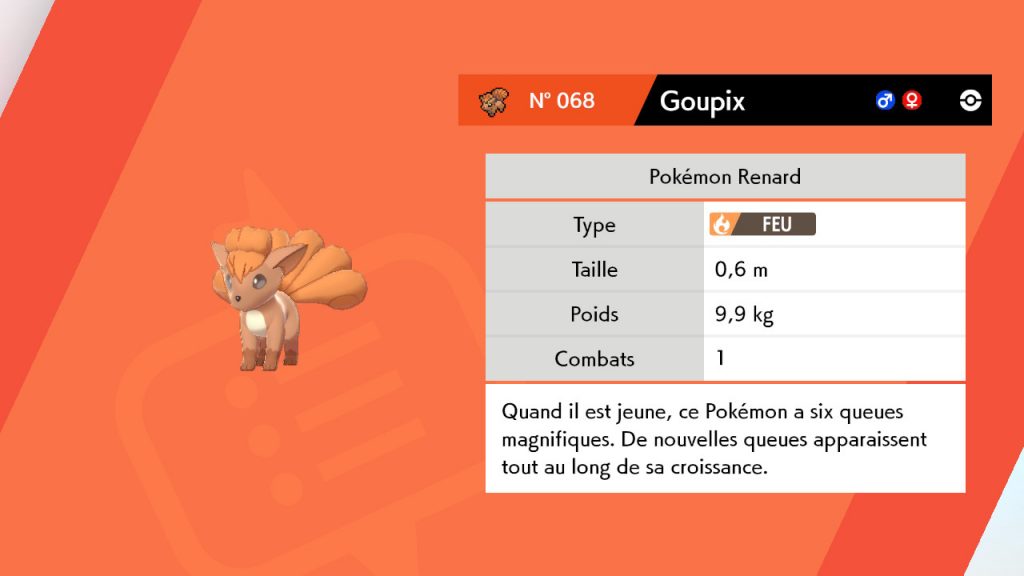 Solution pokémon épée et bouclier plaine verdoyante Goupix emplacement