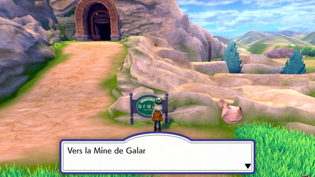 Solution pokémon épée et bouclier route 3 emplacement mine de galar