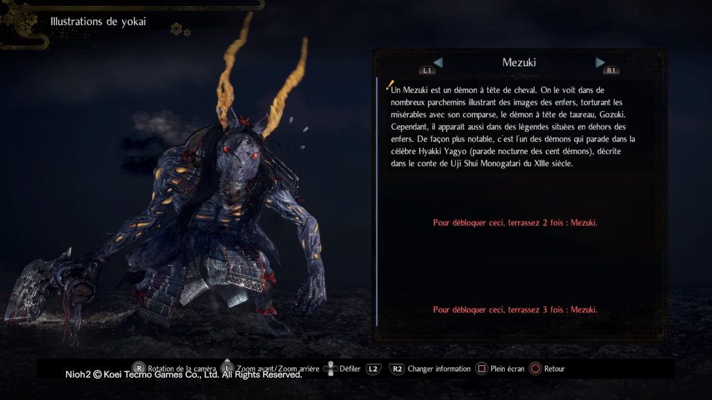 nioh 2 boss enemi technique soluce guide ps4