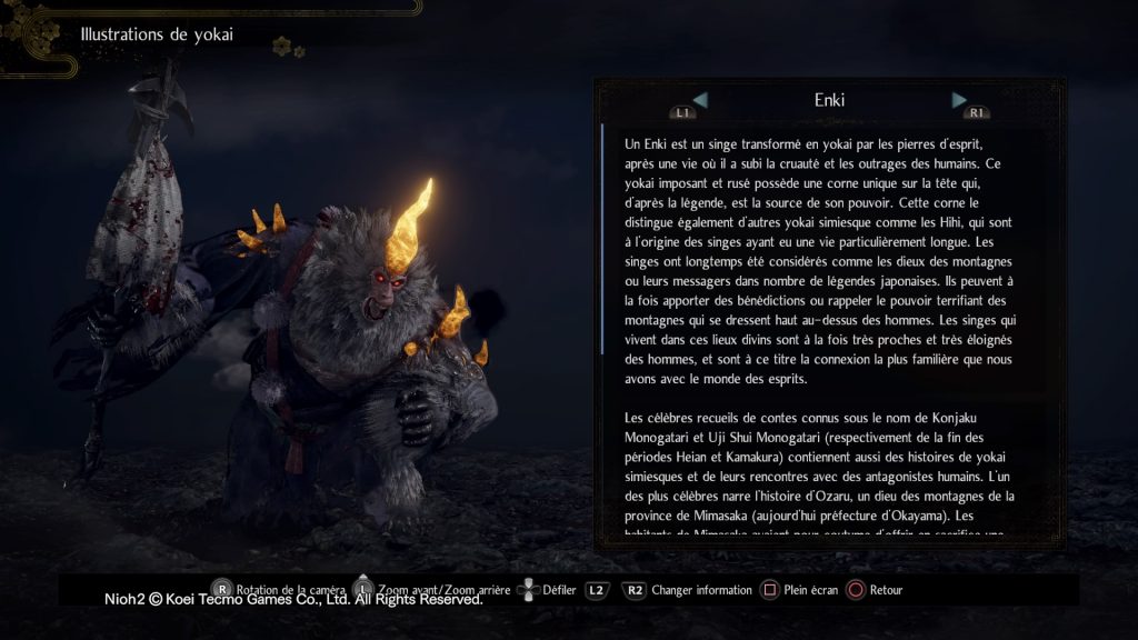 nioh 2 boss enemi technique soluce guide ps4