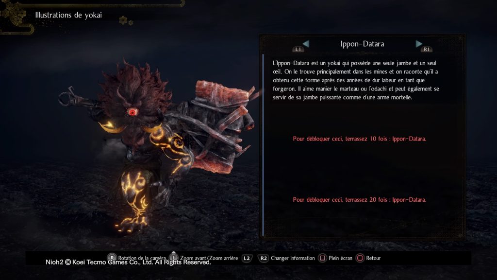 nioh 2 boss enemi technique soluce guide ps4