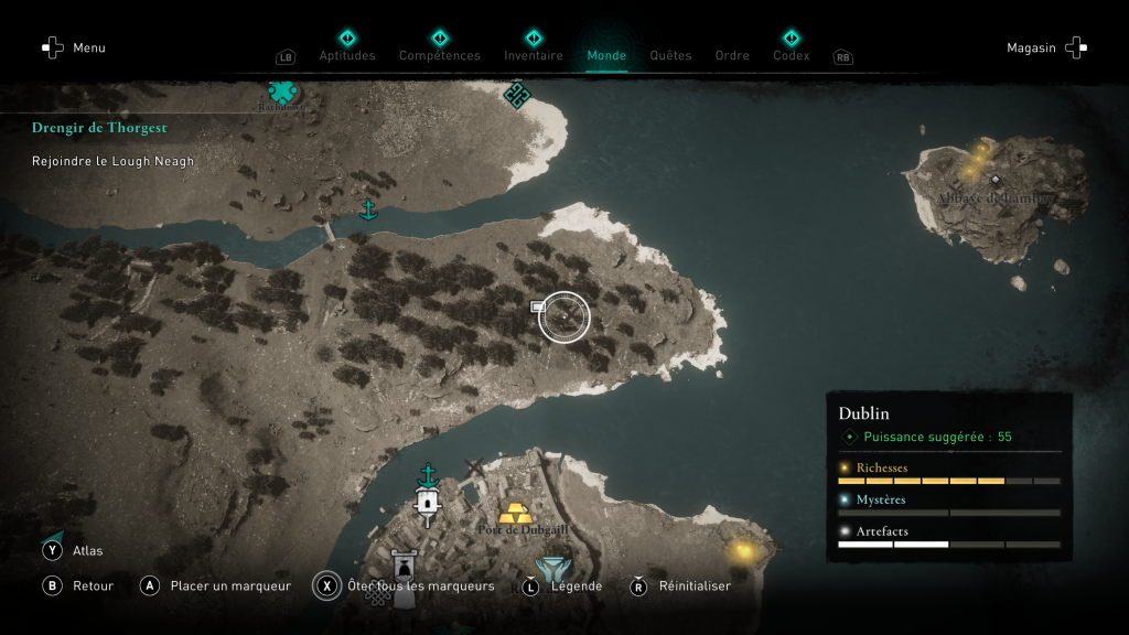 Assassin's creed valhalla, dlc, la colère des druides, emplacement des objets de Ui Neill, masque, artefact, localisation, soluce, guide, astuce, ubisoft, bouclier légendaire mythique, bouclier Cu Chulainn