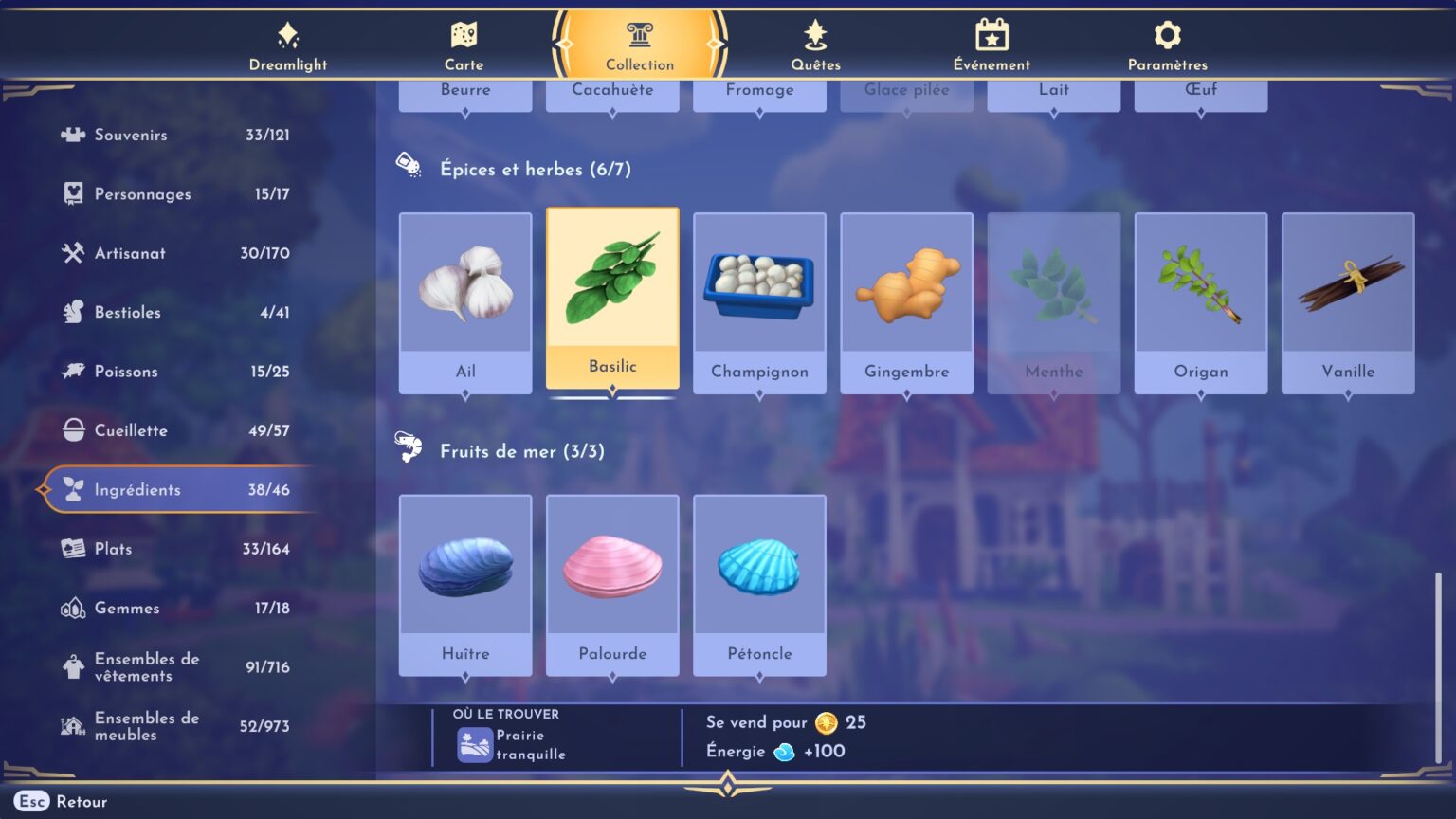 [Guide] Disney Dreamlight Valley : All ingredients location