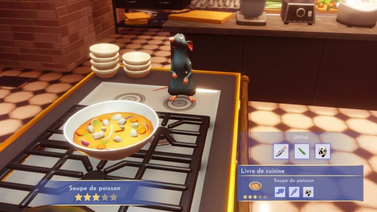 [Soluce] Disney Dreamlight Valley : Toutes les recettes de Rémy [FR]