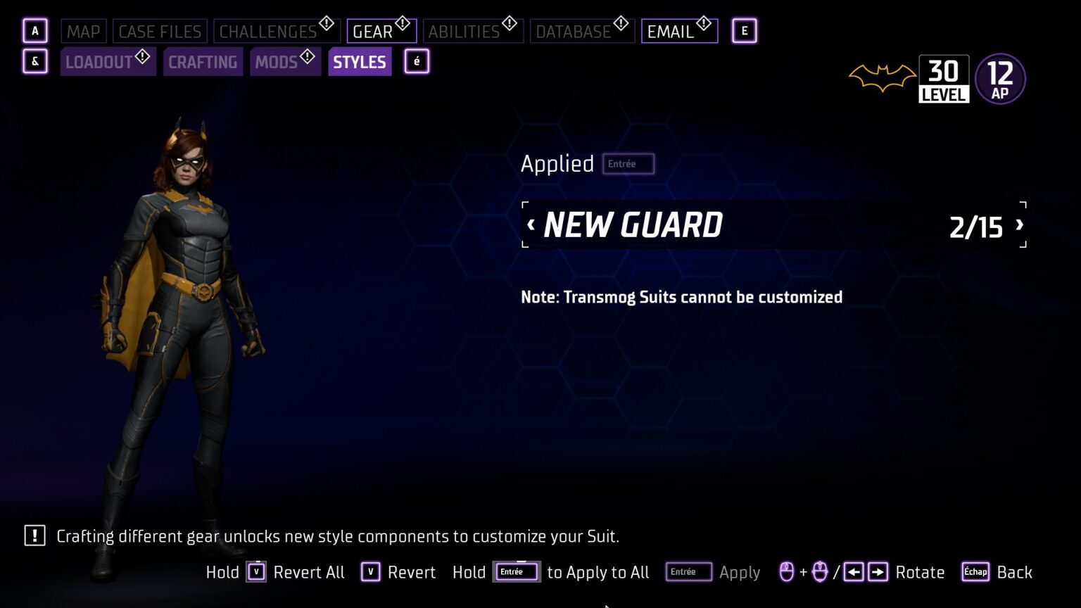 [Guide] Gotham Knights : How to unlock all Transmog Suits
