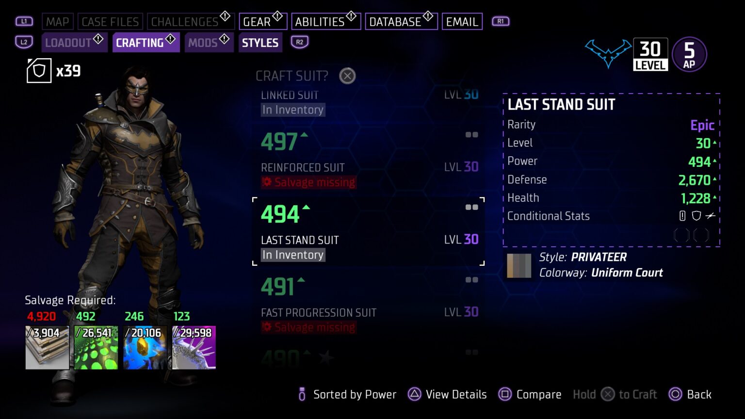 [Guide] Gotham Knights : How to unlock all Transmog Suits