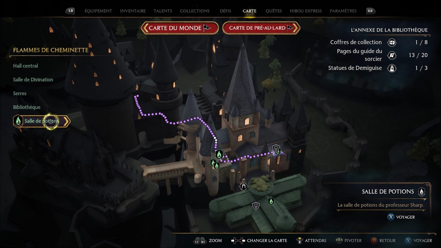 [Guide] Hogwarts Legacy All Demiguise statue location [EN]