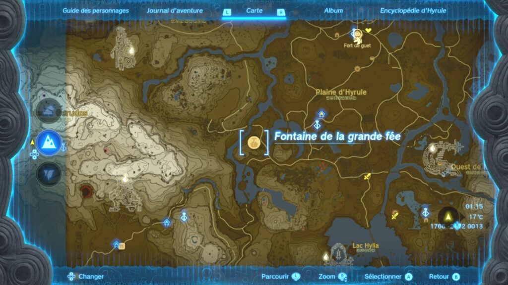 zelda tears of the kingdom, totk, astuce, guide, soluce, toutes les grande fées, nintendo siwtch oled, fée caesa